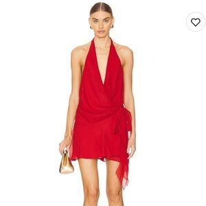 Bec & Bridge Red Mini Dress